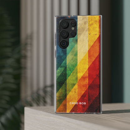 Diagonal Spectrum Samsung S22 Ultra Case - Soft