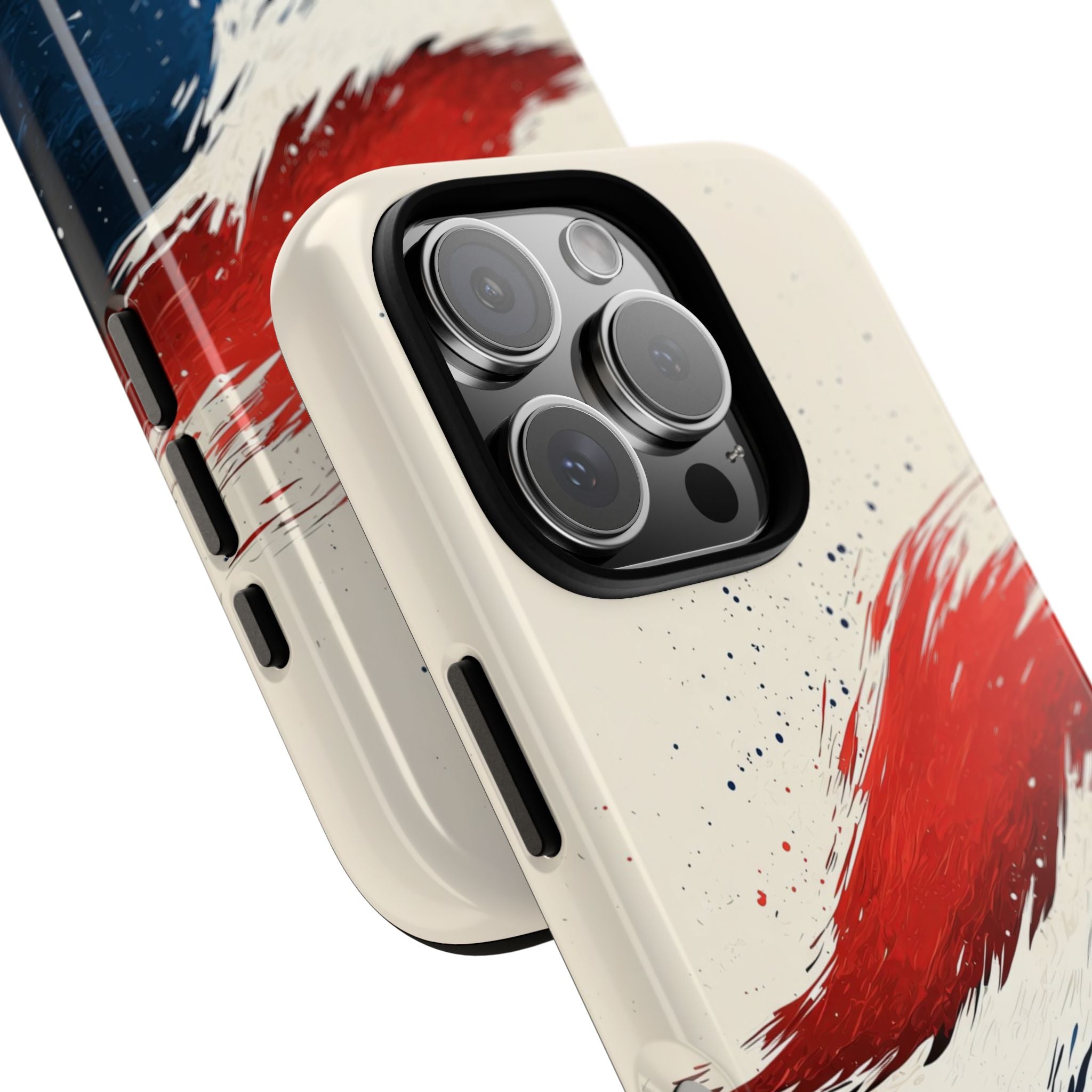 Crimson Sweep iPhone 16 Pro Case - Tough