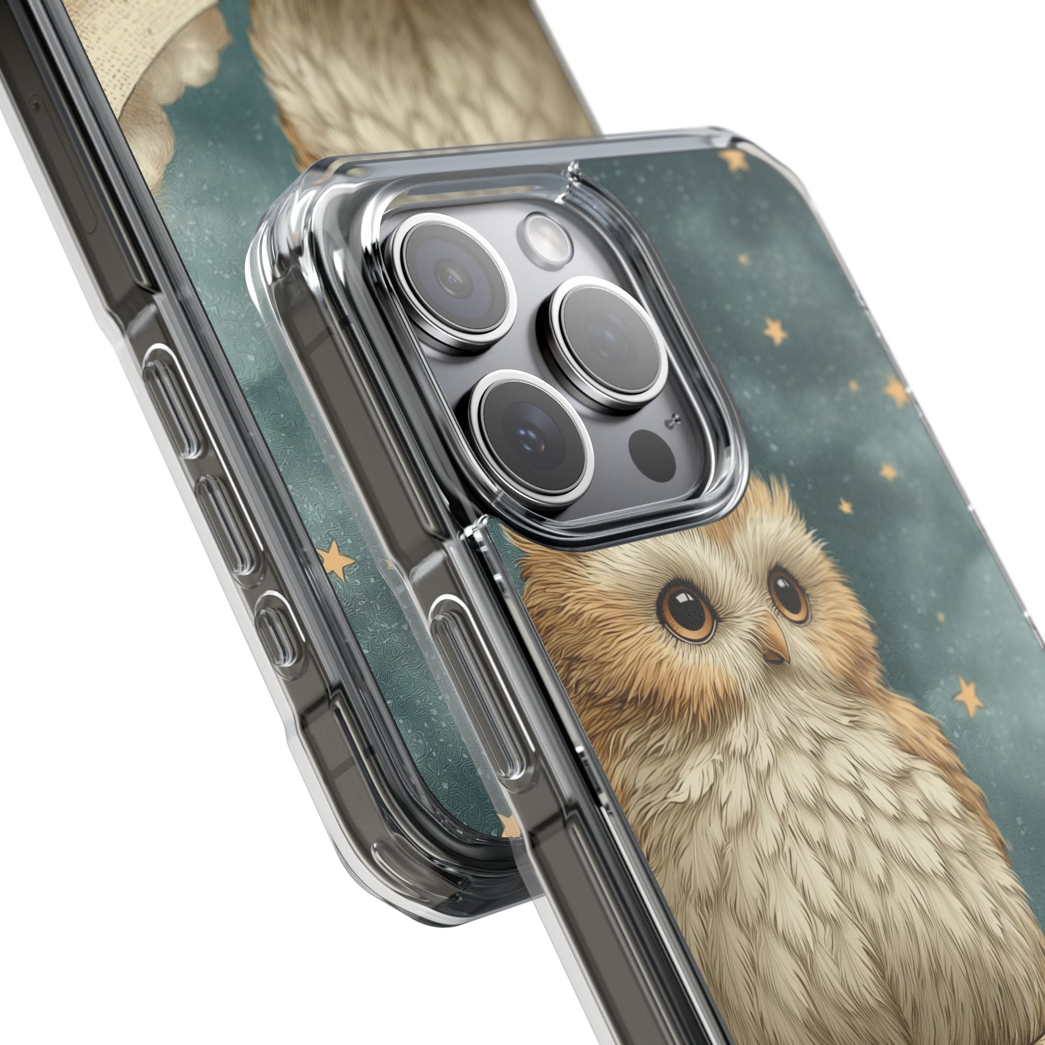 Owls Nestle Moon iPhone Case - Impact