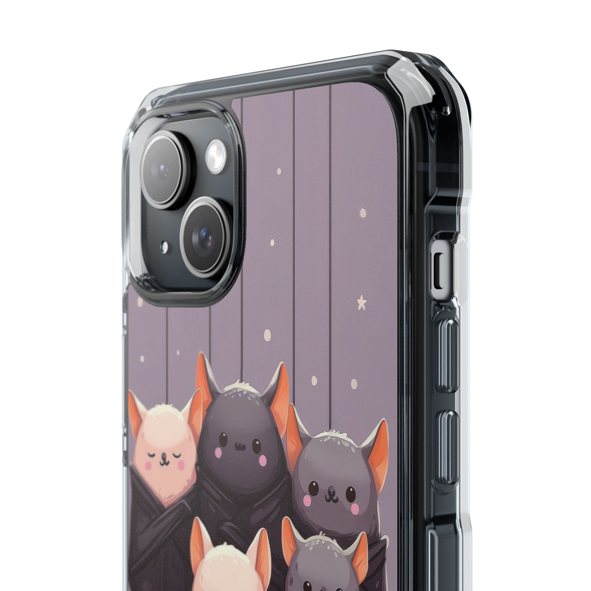 Playful Bats Hang iPhone Case - Impact