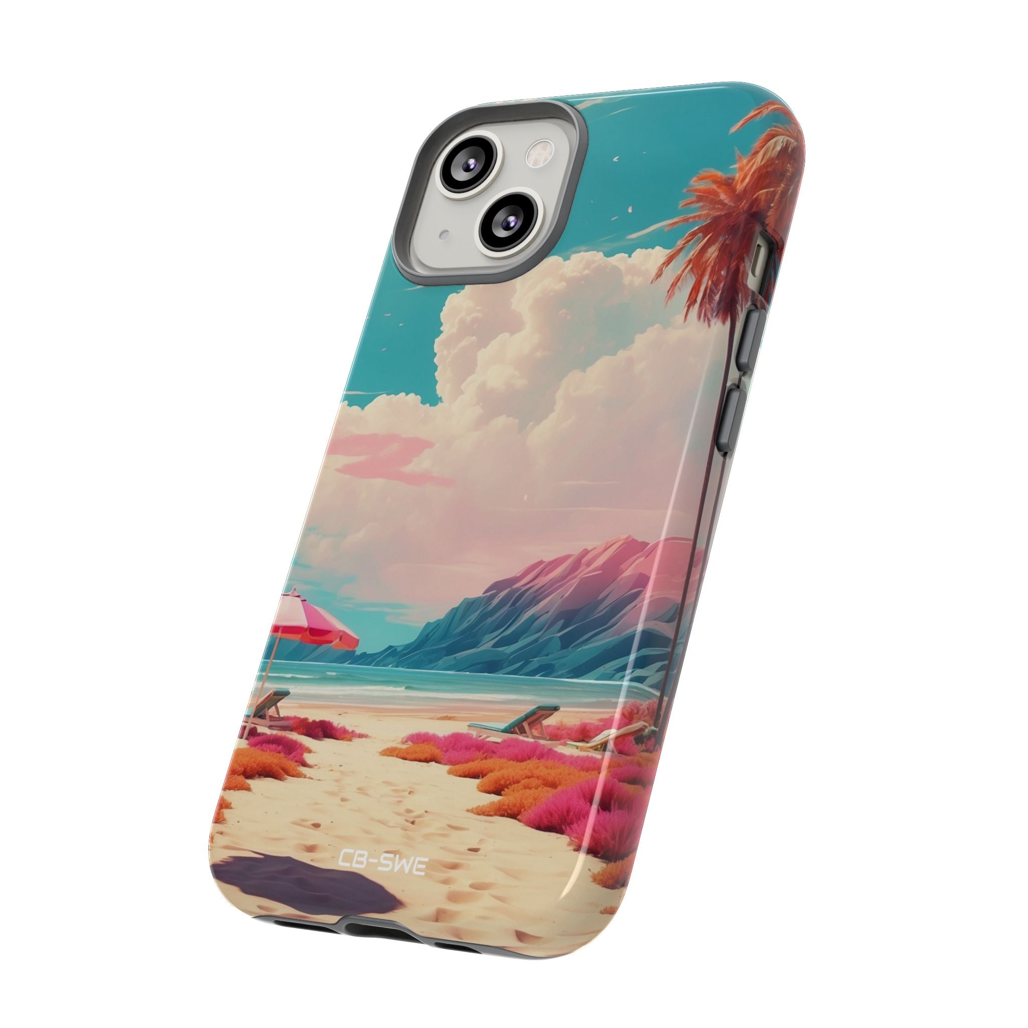 Vibrant Umbrellas Stand - iPhone Case