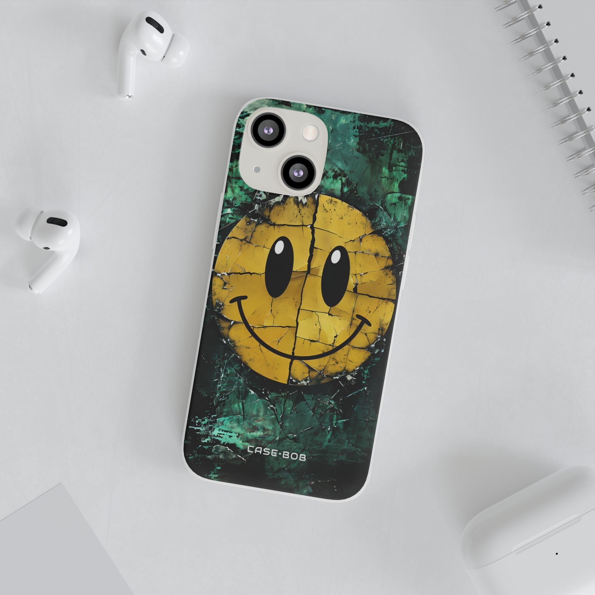 Cracked Smiley iPhone 13 mini - Soft Case