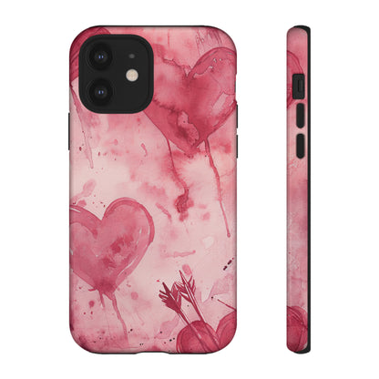 Cupid's Heart Entwined - Protective Phone Case