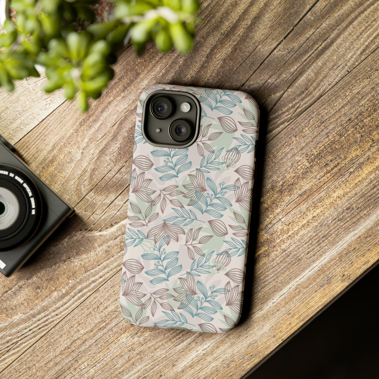 Minty Leaf - Protective Phone Case