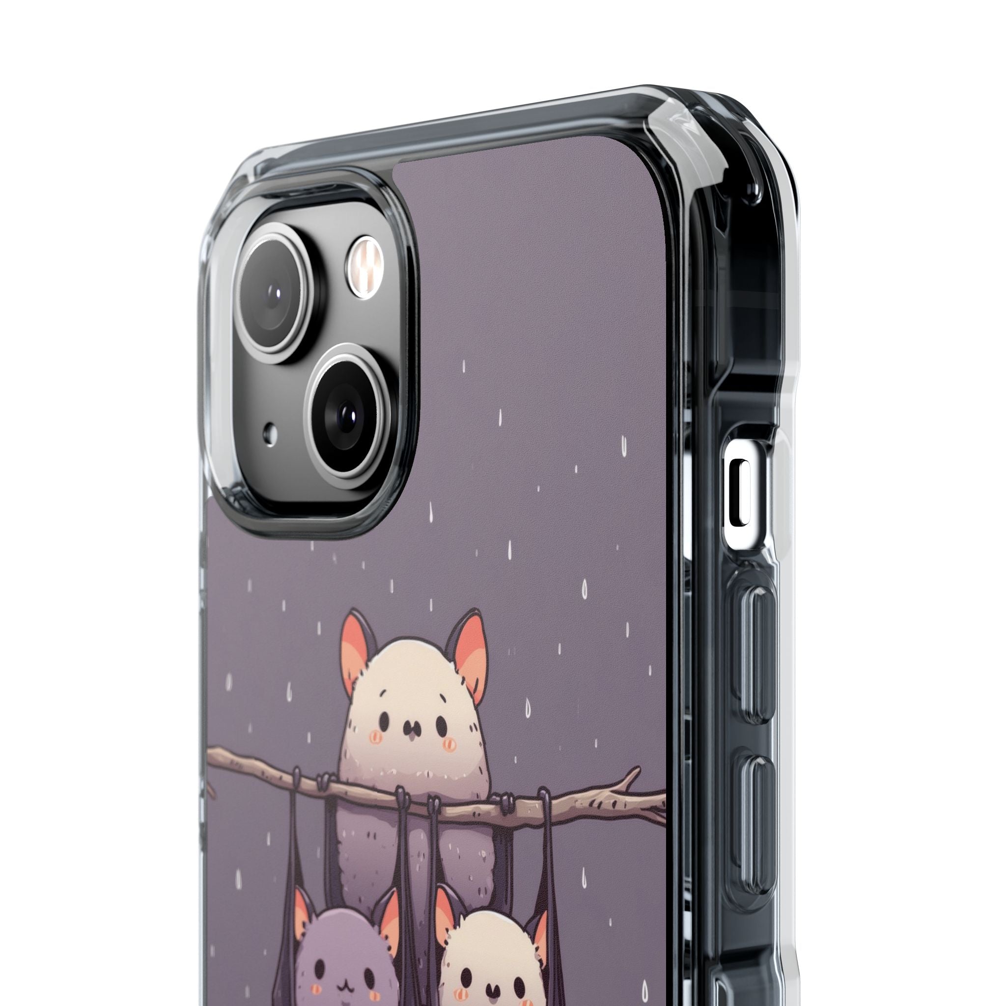 Bats Hang Playfully iPhone Case - Impact