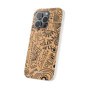 Mystic Tribal Geometry | Flexible Phone Case for iPhone