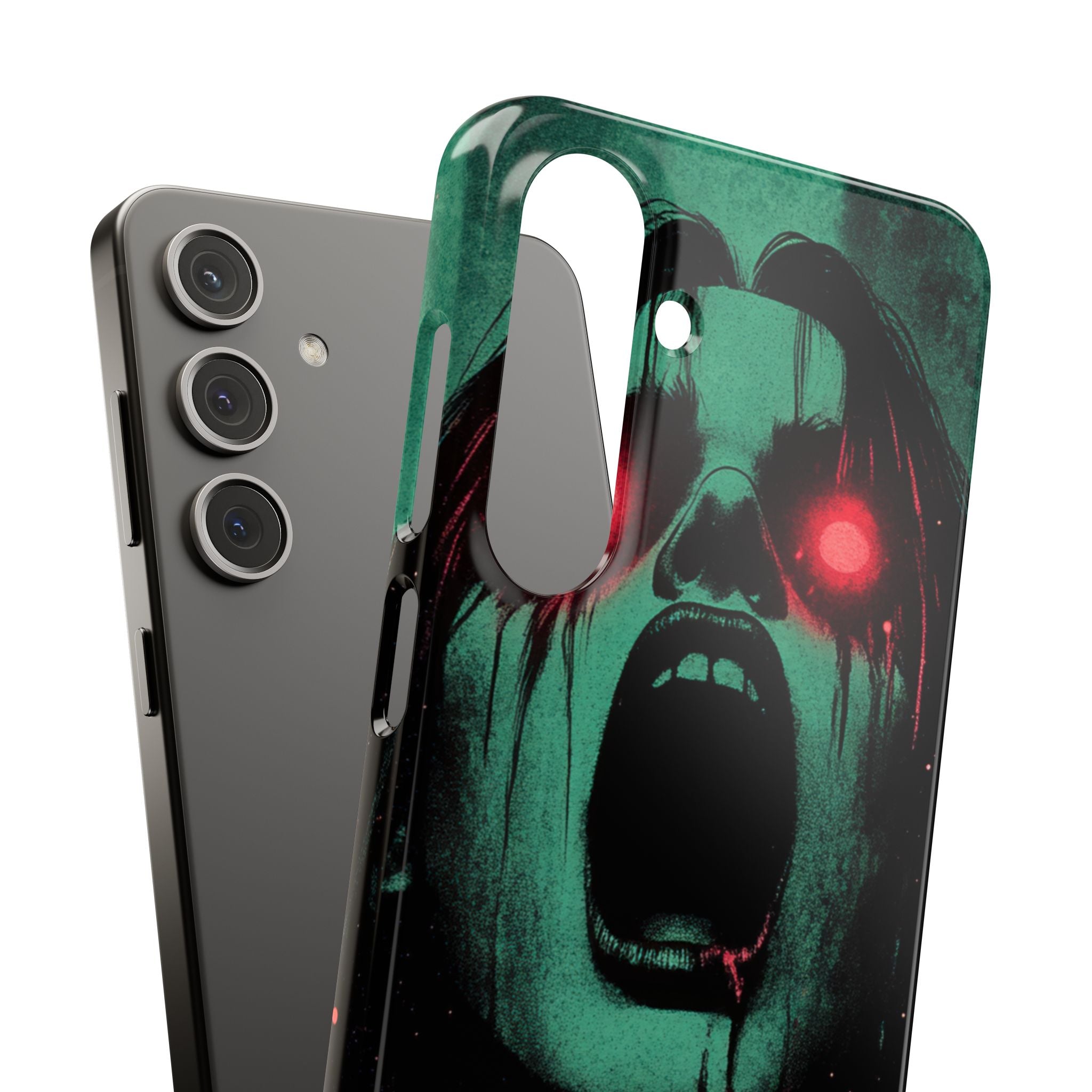 Haunting Glow of Gothic Eyes Samsung S24 - Slim Phone Case