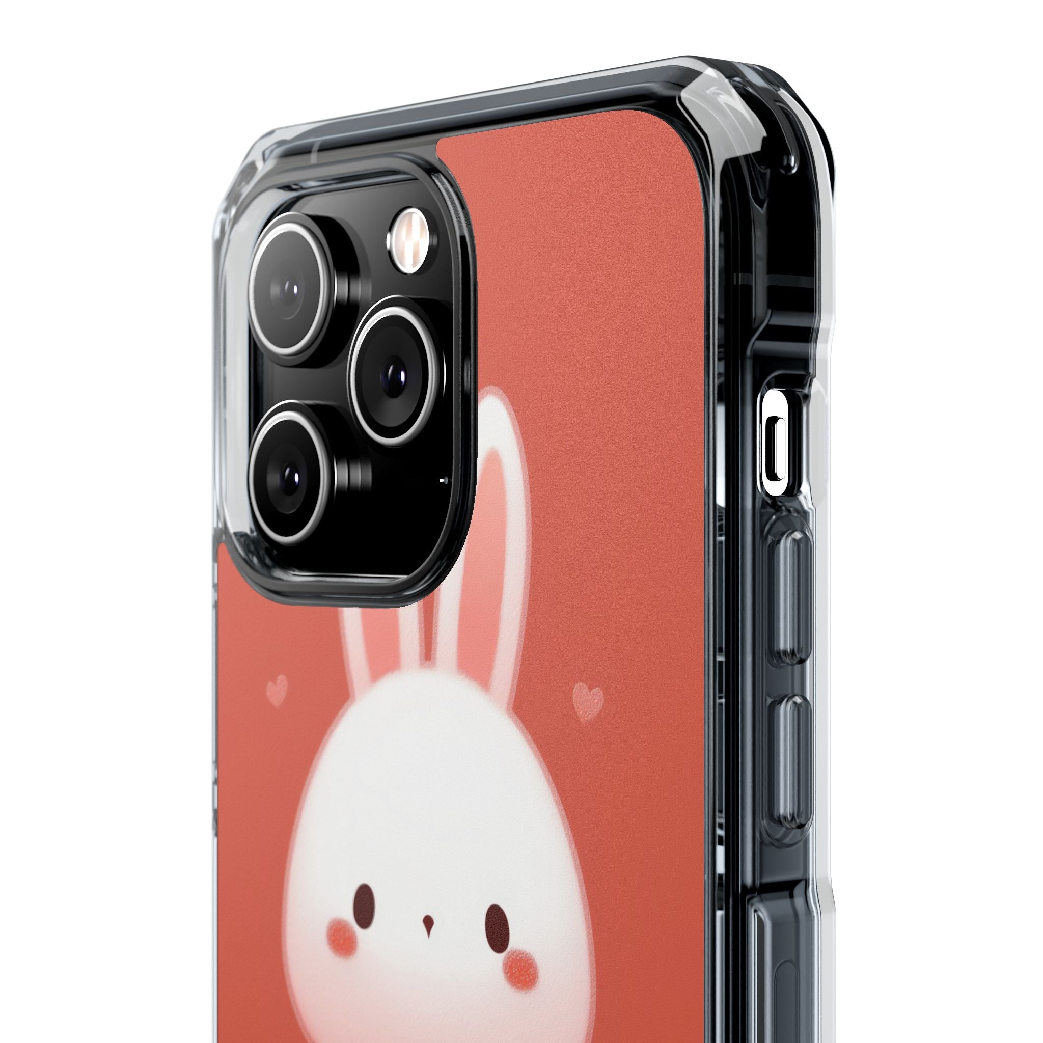 Bunny Holds Heart iPhone Case - Impact