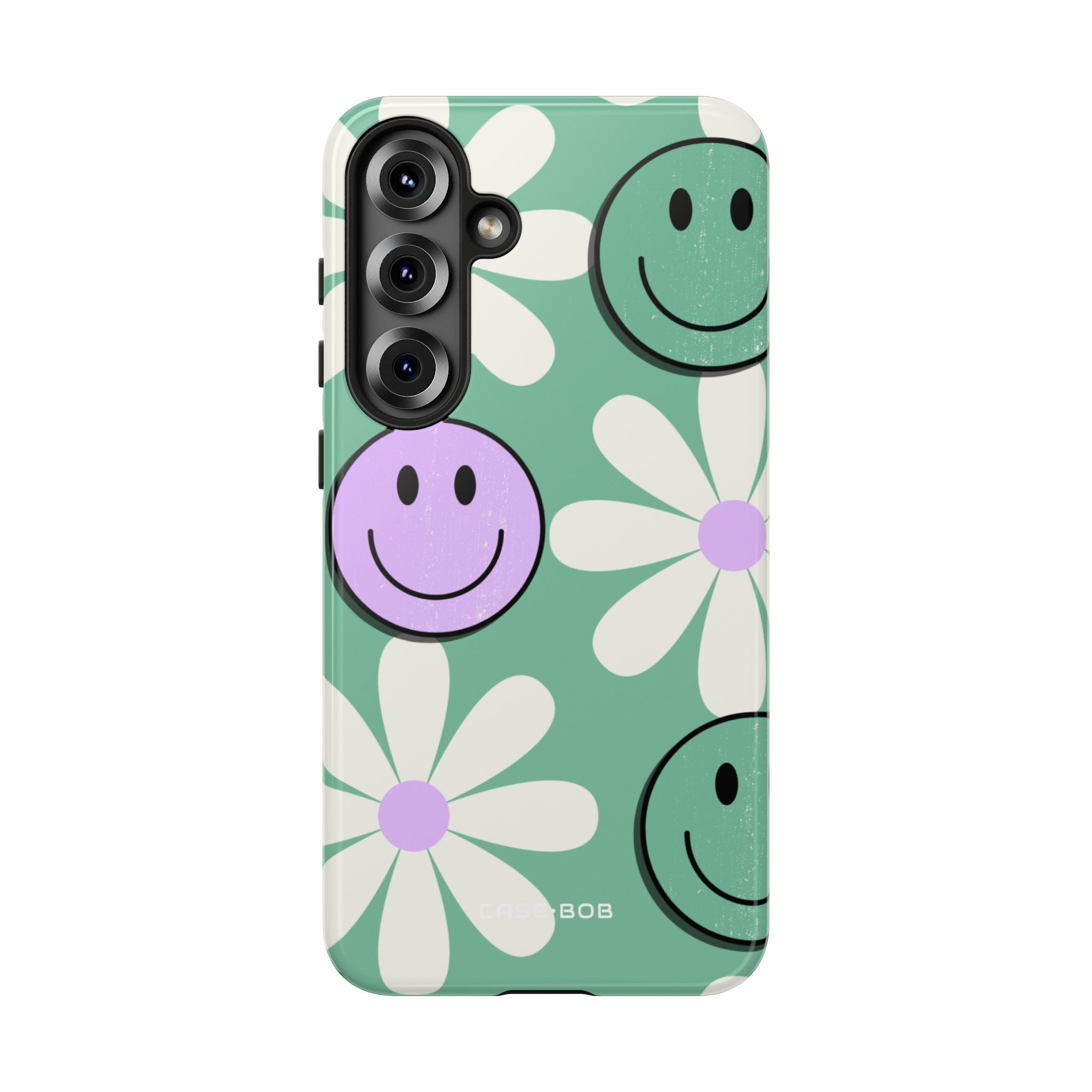 Smiley Daisy Glow Samsung S25 Plus Case - Tough