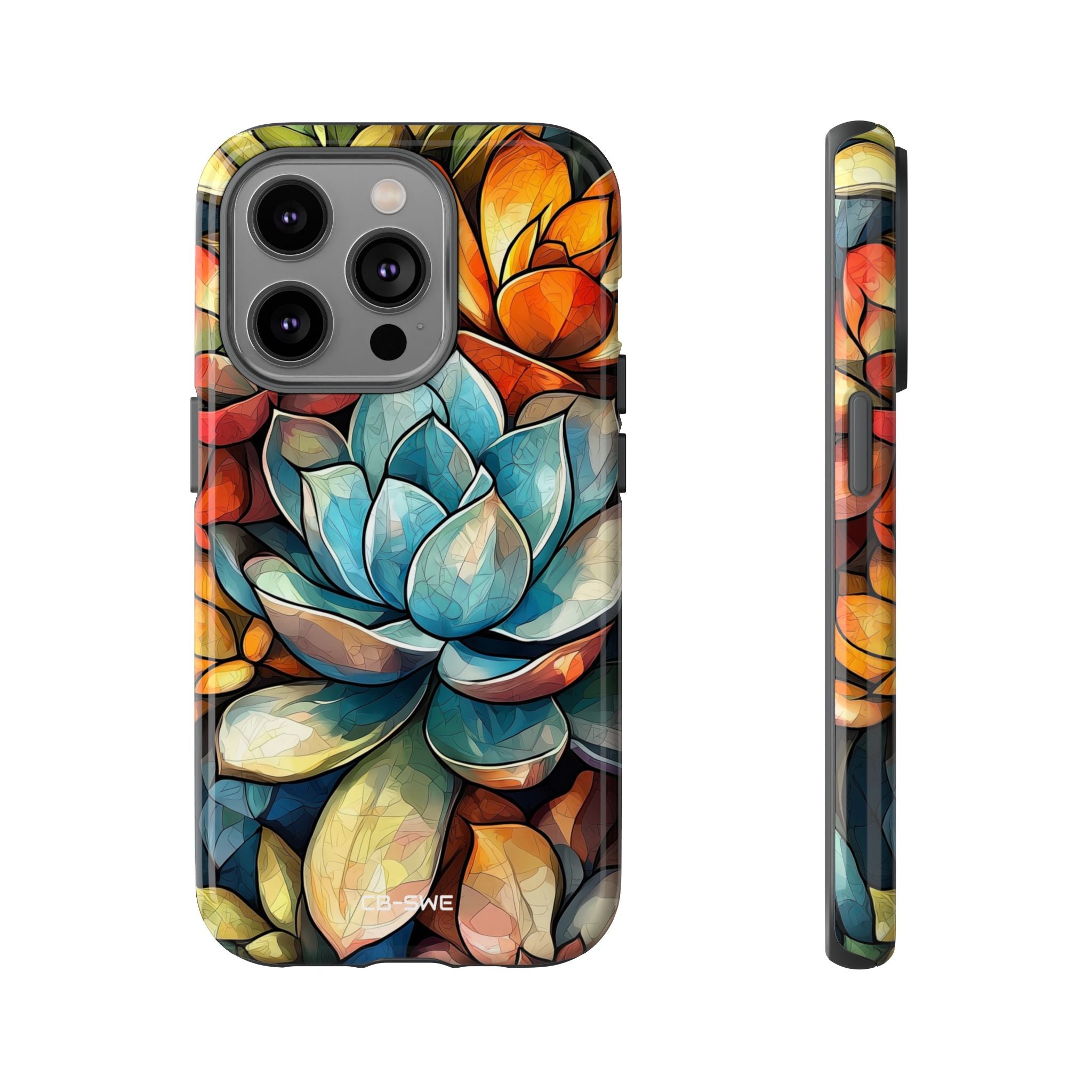 Vibrant Succulent Garden - iPhone Case