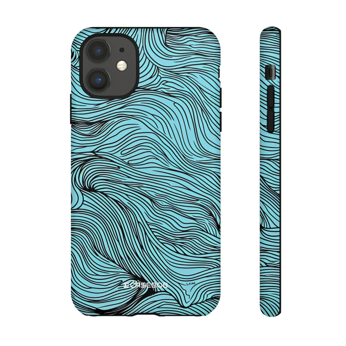 Wavy Serenity | Protective Phone Case for iPhone