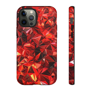 Geometric Red Fusion - Schutzhülle fürs Handy