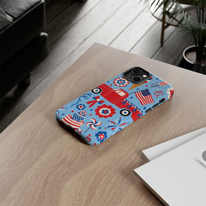 Festive Truck Parade - iPhone Case