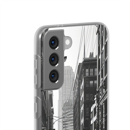 Urban Cityscape Line Perspective Samsung S21 - Flexi Phone Case