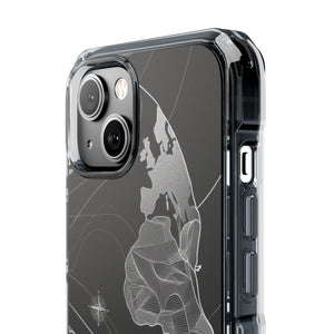 Fluid Earth Harmony - Phone Case for iPhone (Clear Impact - Magnetic)