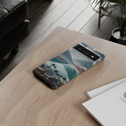 Mountain Reflections Swim - Google Pixel Case