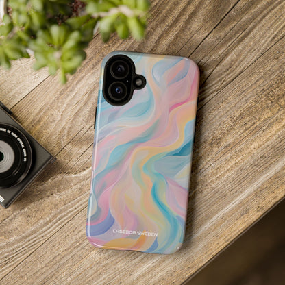 Dreamy Pastel Swirls - Tough iPhone 16 Phone Case