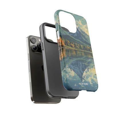 Mountain Reflects Calm - iPhone Case