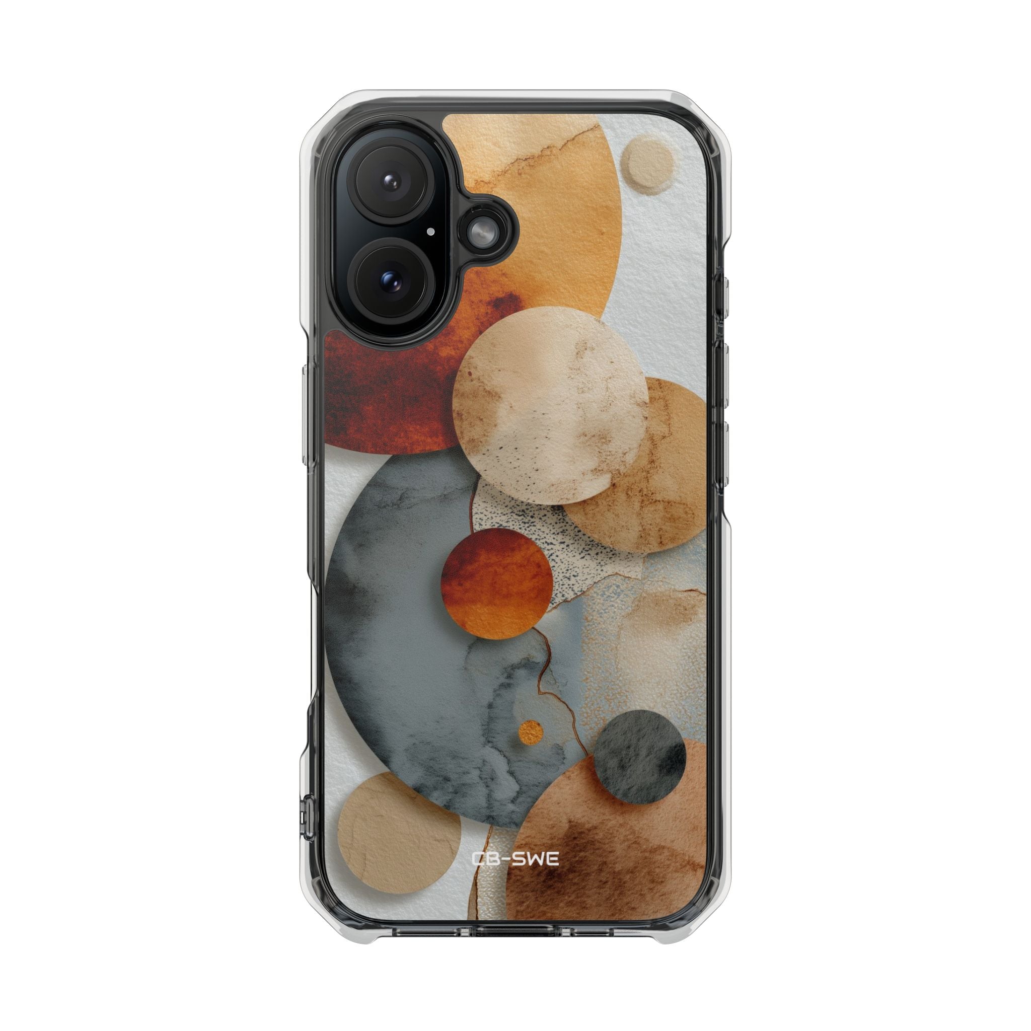 Circles Embrace Warmth iPhone Case - Impact