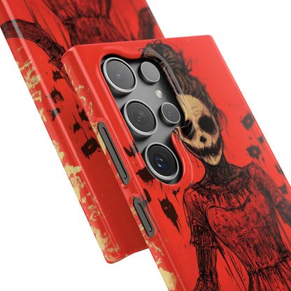 Haunting Scarlet Descent Samsung S24 - Slim Phone Case