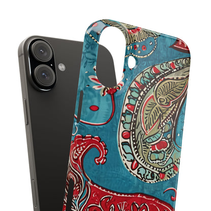 Vintage Paisley Elegance iPhone 16 - Slim Phone Case