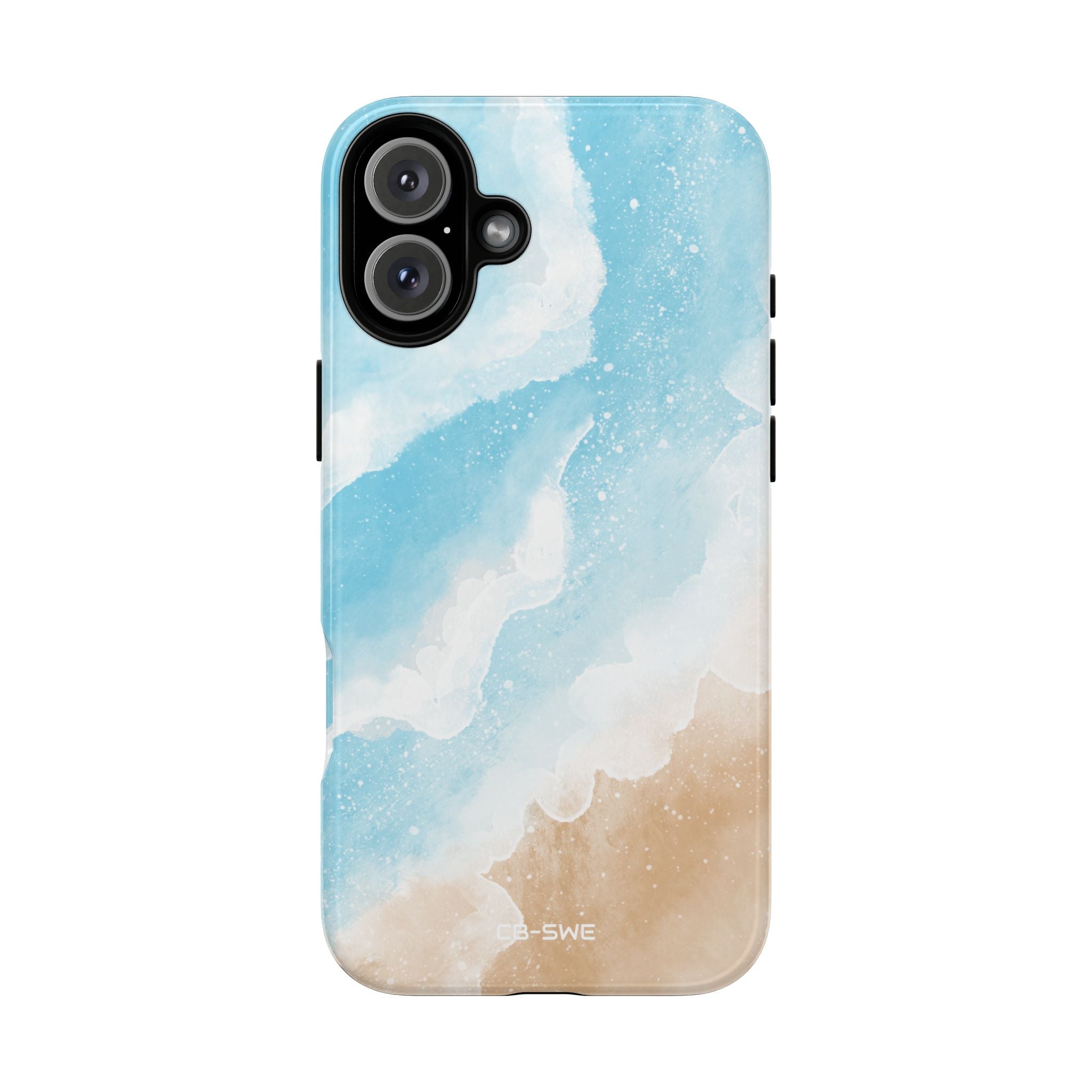 Serene Coastal Whispers - iPhone Case