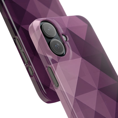 Gradient Purple Mosaic iPhone 16 - Slim Phone Case