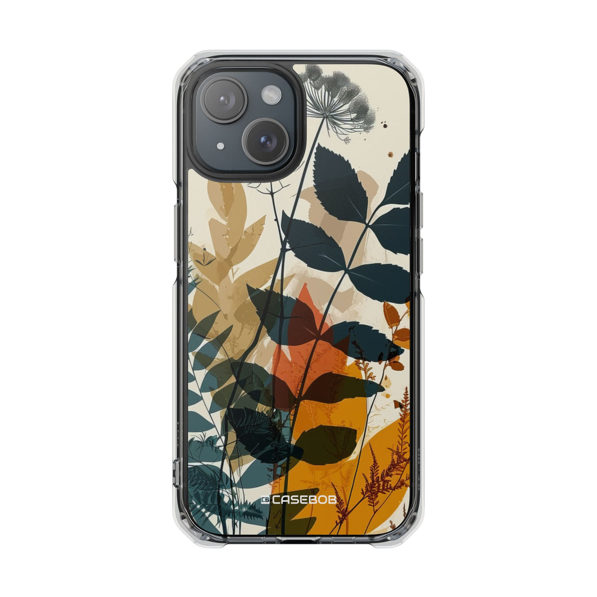 Botanical Serenity - Phone Case for iPhone (Clear Impact - Magnetic)