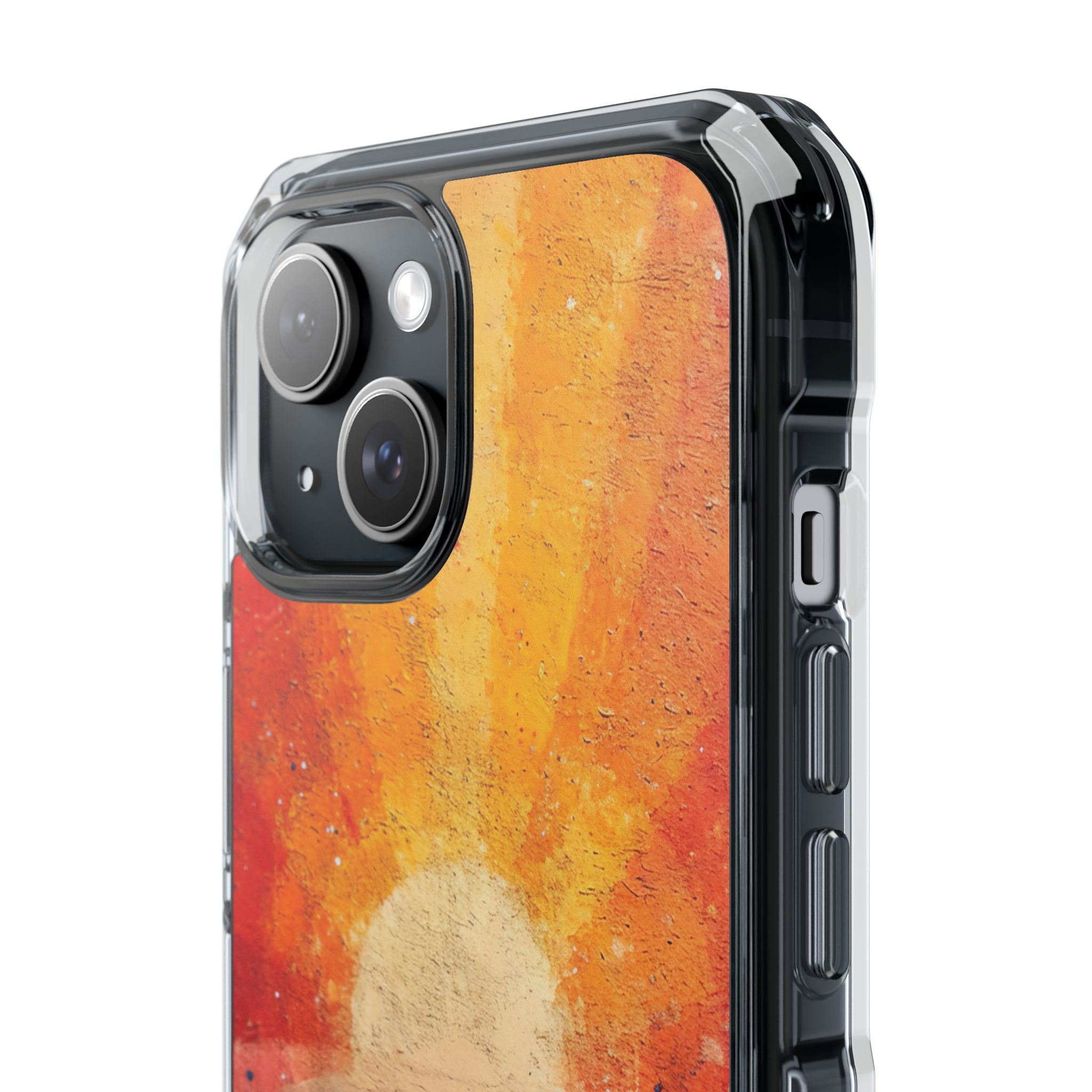 Sunburst Energy - Clear Impact iPhone 15 Phone Case