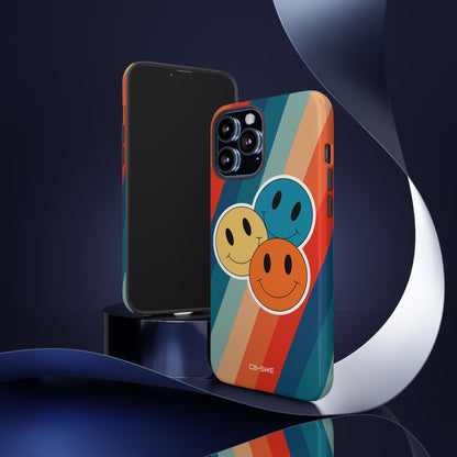 Retro Smiley Harmony - iPhone Case