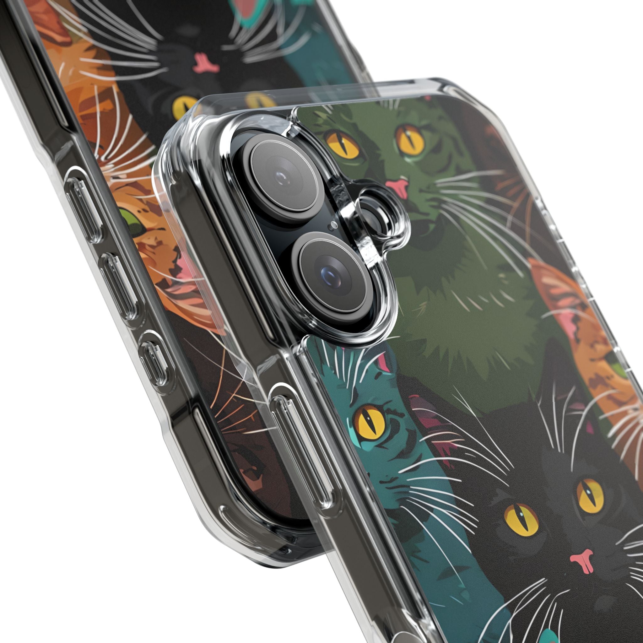 Colorful Cat Charisma iPhone Case - Impact