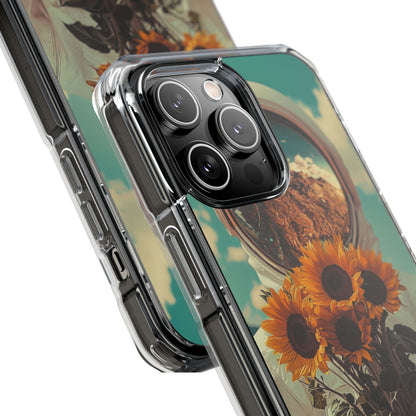 Sunflower Astronaut iPhone 14 Pro Max Case - Impact