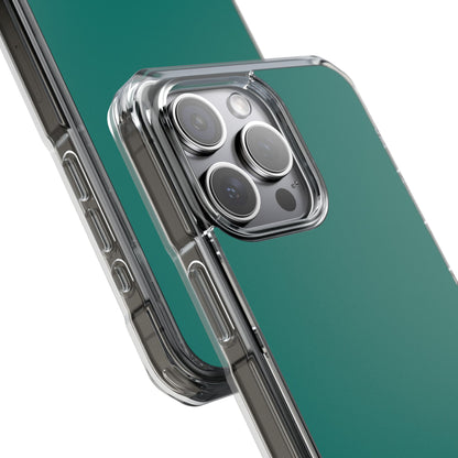 Pine Green - Clear Impact Case for iPhone