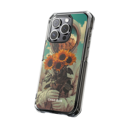 Sunflower Astronaut iPhone 15 Pro Case - Impact