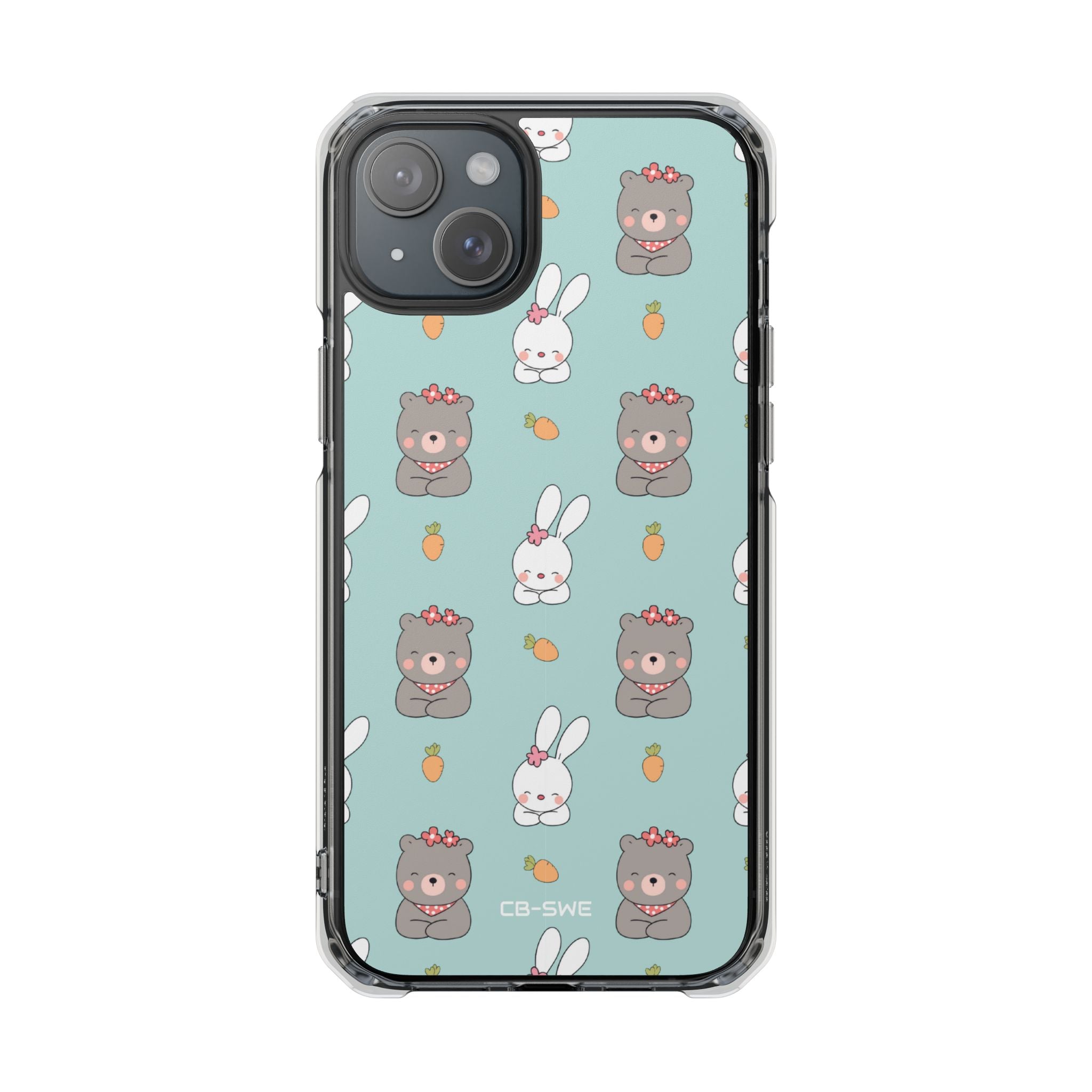 Bunnies Gather Carrots iPhone Case - Impact