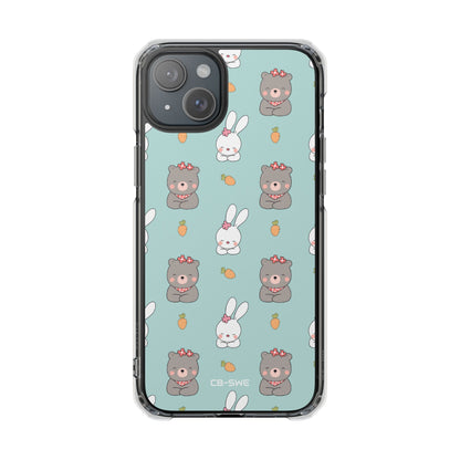Bunnies Gather Carrots iPhone Case - Impact