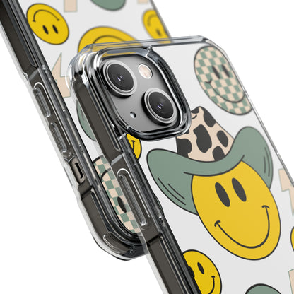 Pop Art Smiley Party iPhone Case - Impact