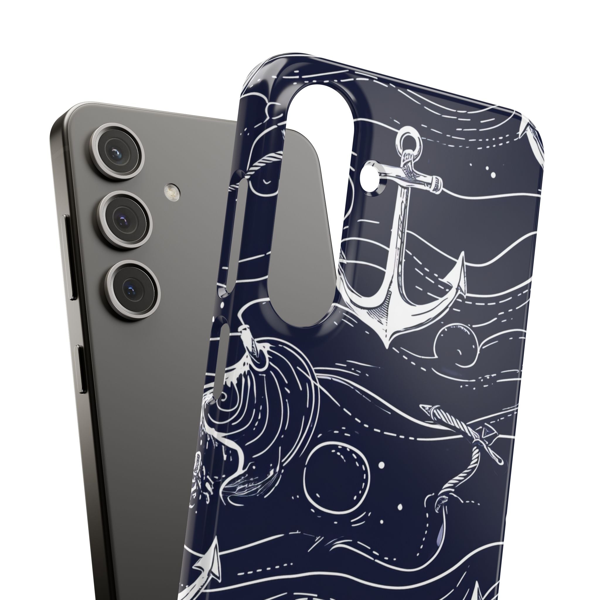 Gradient Anchorflow Waves Samsung S24 - Slim Phone Case