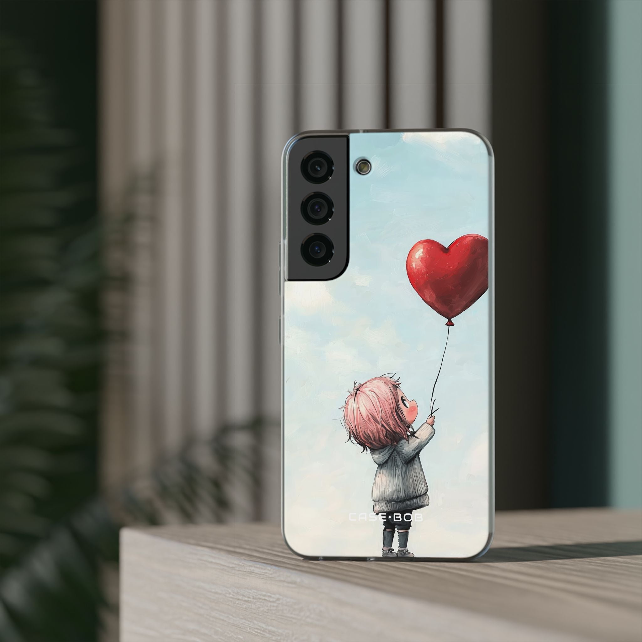 Heart Balloon Glow Samsung S22 - Soft