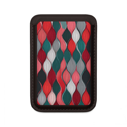 Leaf Spiral Pink Wallet – MagSafe Ready