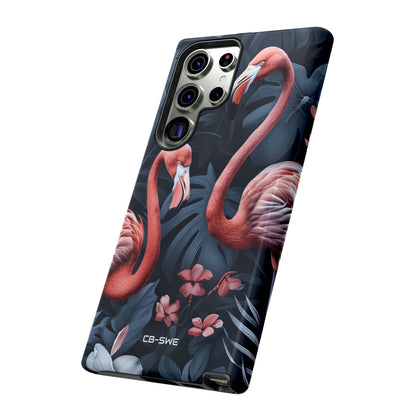 Flamingos Embrace Nature - Samsung Case