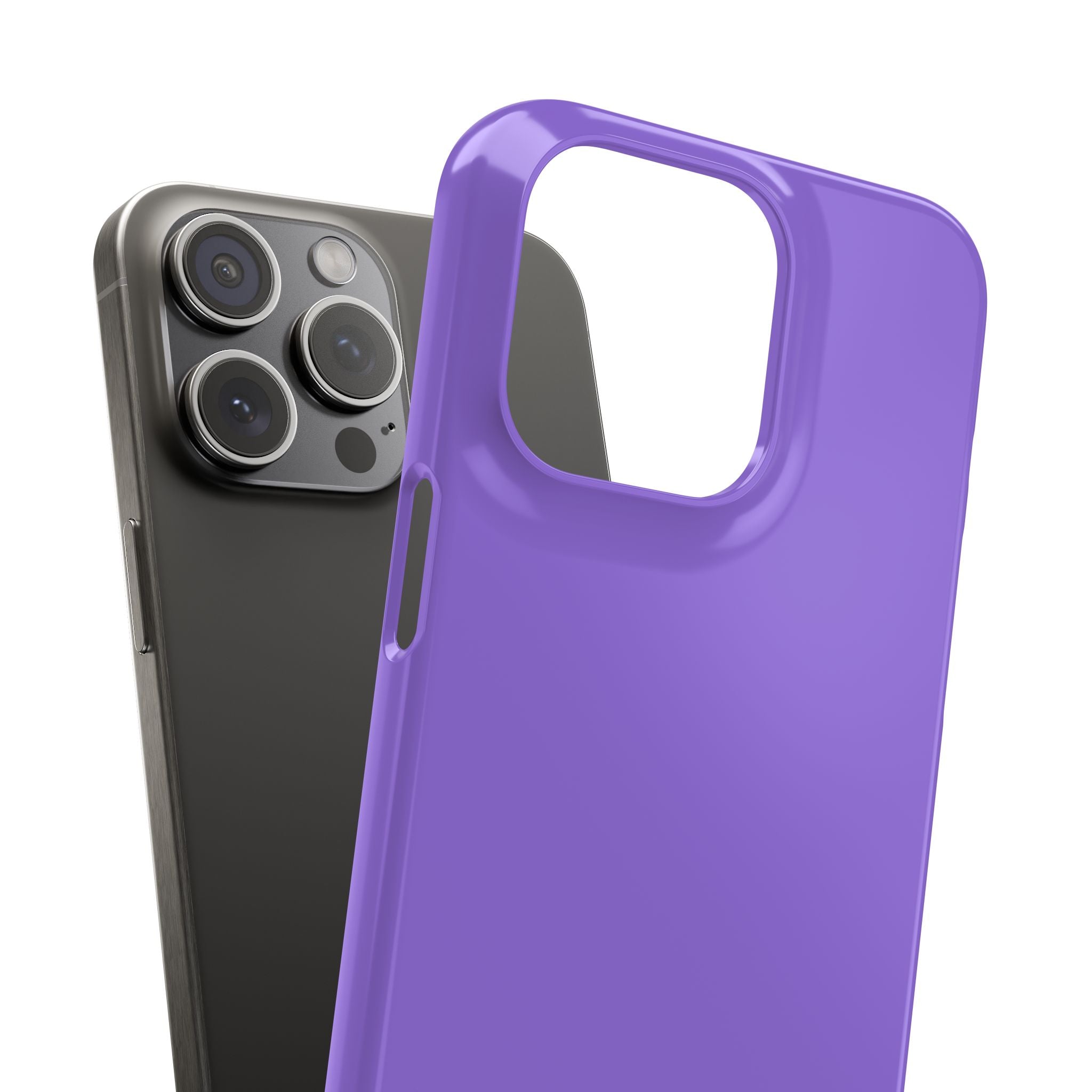 Medium Purple iPhone 15 - Slim Phone Case