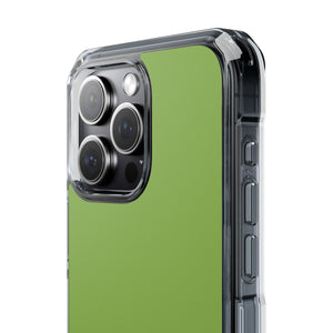 Greenery 88B04B | Handyhülle für iPhone (Clear Impact Case - Magnetisch) 