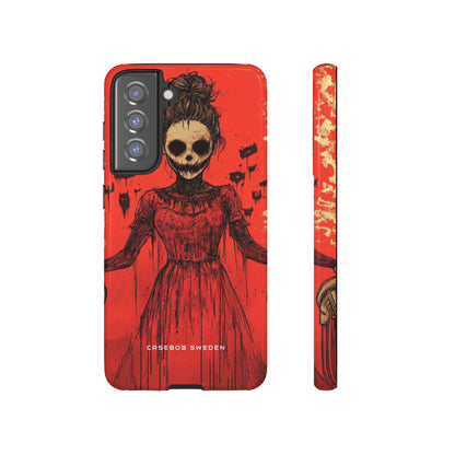 Haunting Scarlet Descent  Samsung S21 - Tough Phone Case