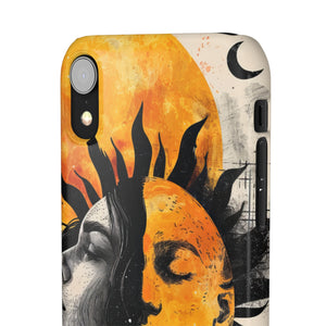 Sunlit Duality | Slim Phone Case for iPhone