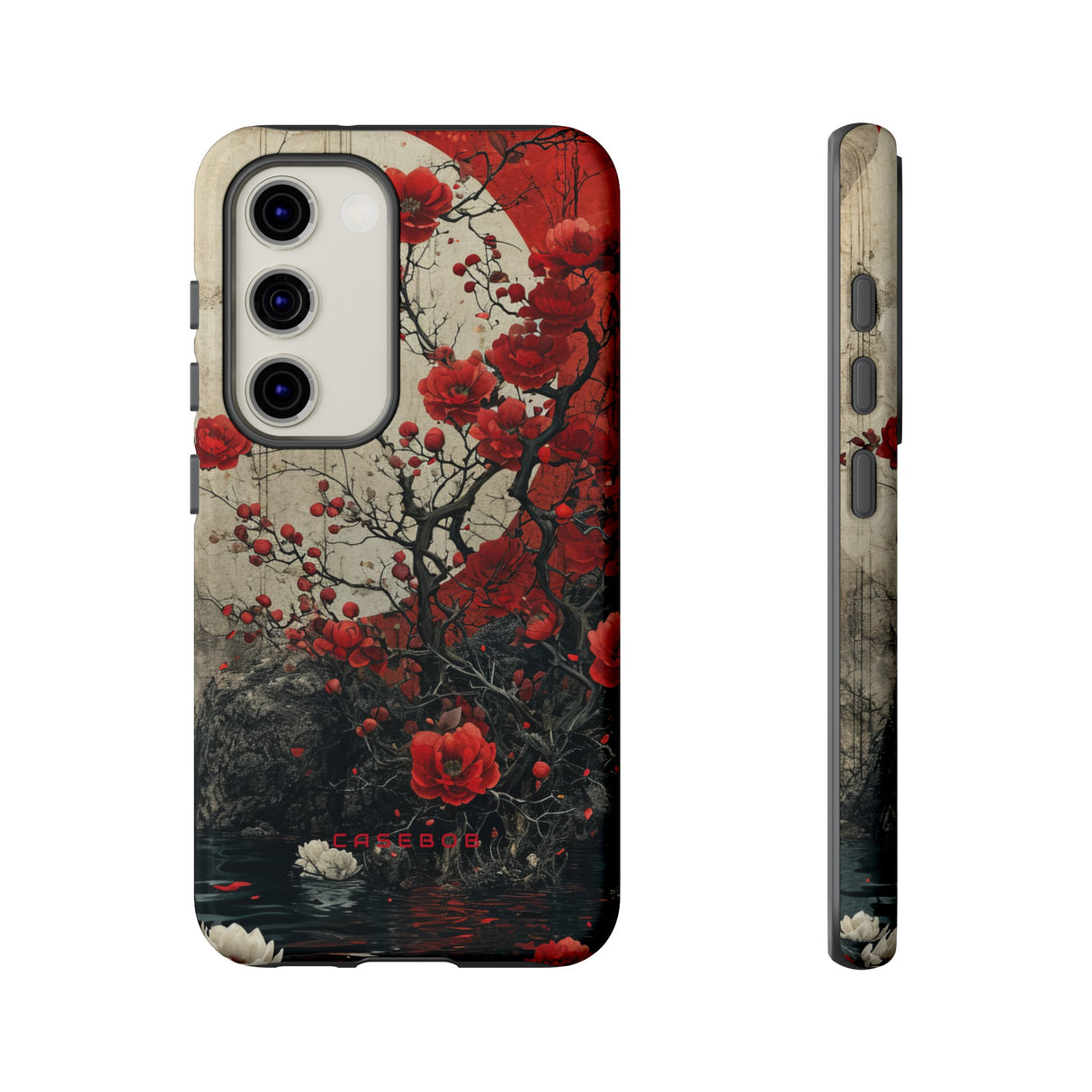 Moonlit Rose Peace - Protective Phone Case