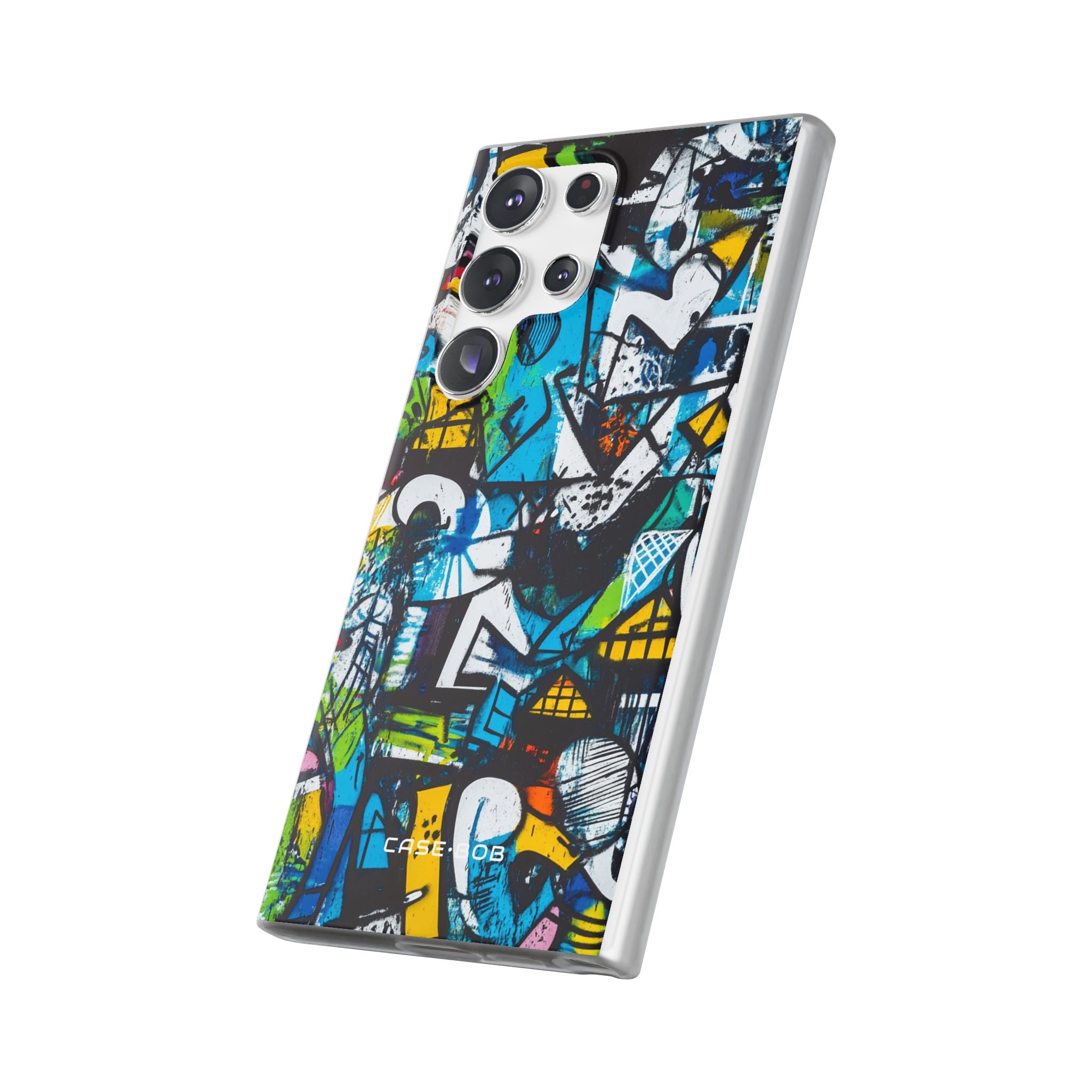 White Ripple Drift Samsung S23 Ultra Case - Soft