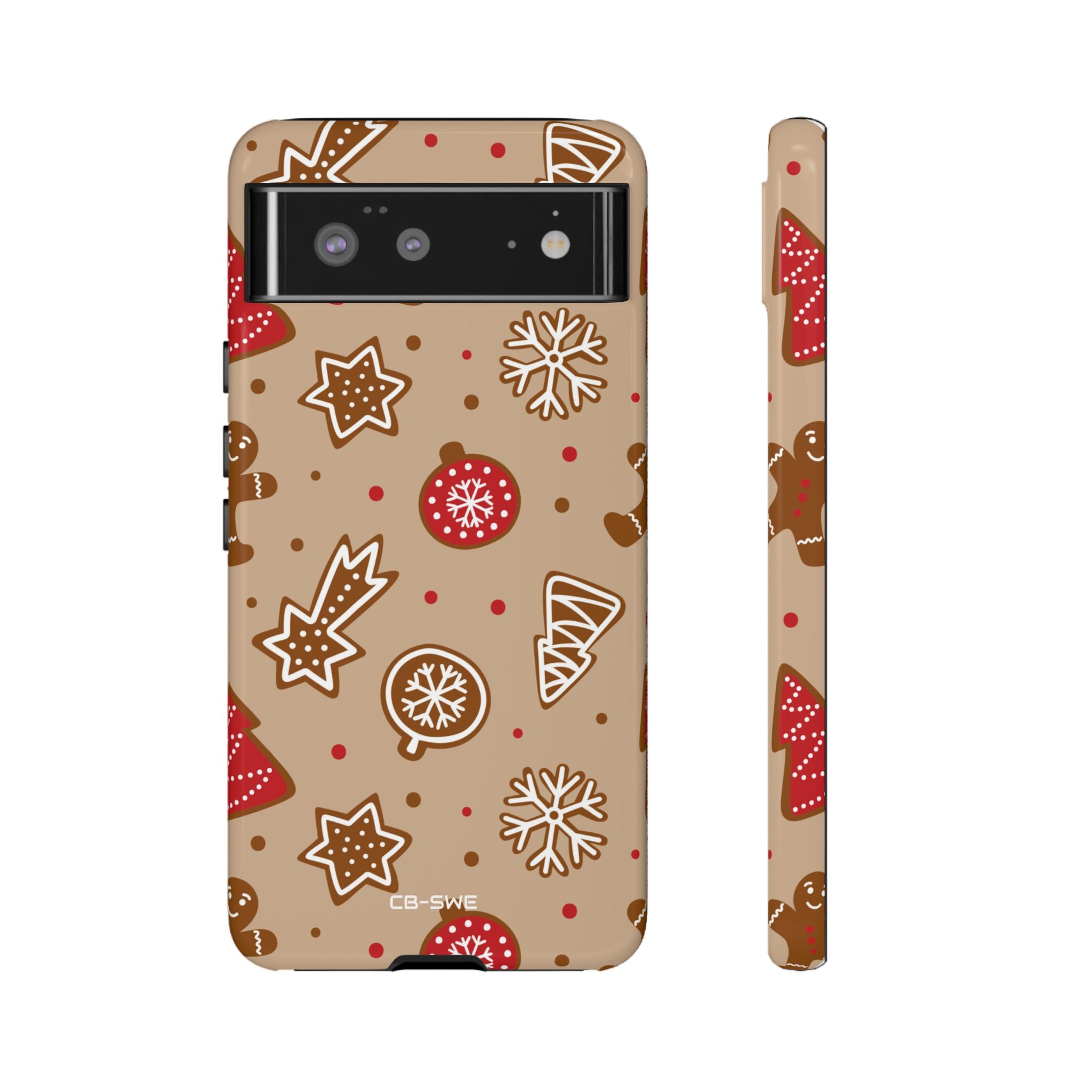 Gingerbread Men Celebrate - Google Pixel Case
