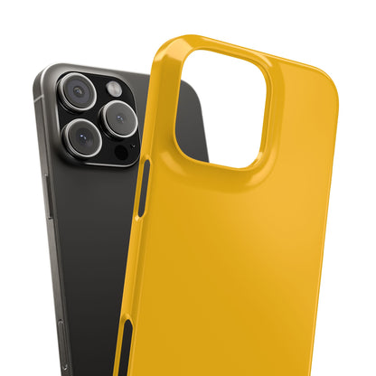 Amber Yellow - Slim iPhone 16 Phone Case