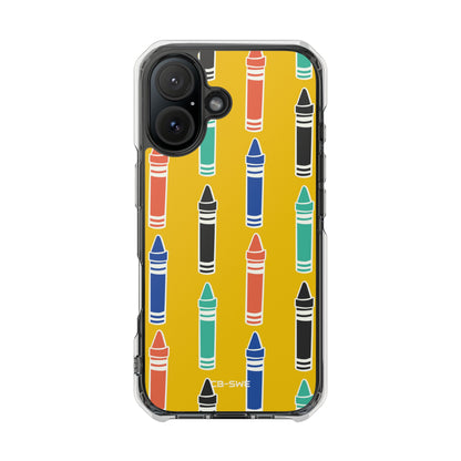 Crayons Dance Joyfully iPhone Case - Impact